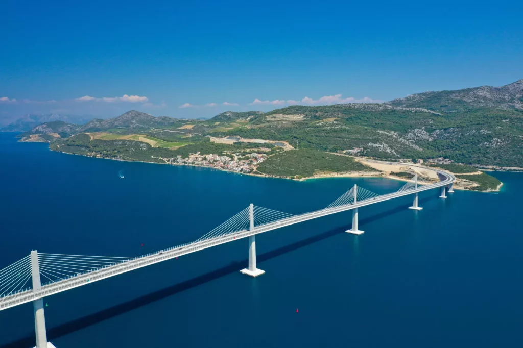 Pelješac-Brücke, Kroatien