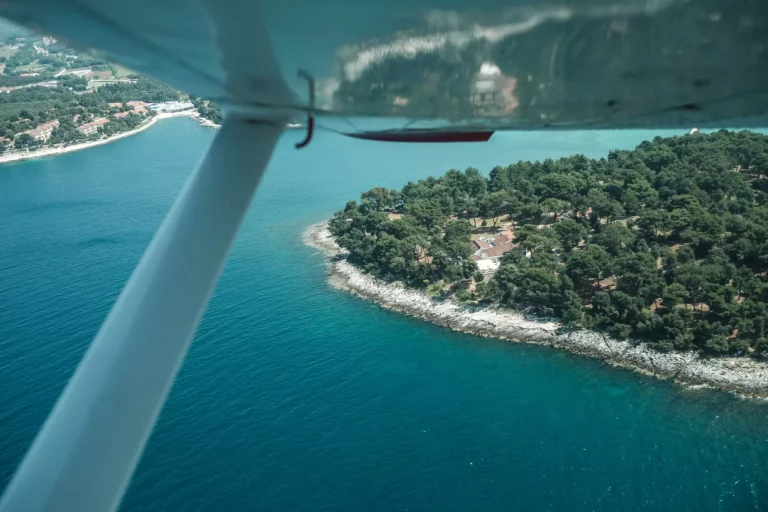 Aerial view. Istria in Croatia.