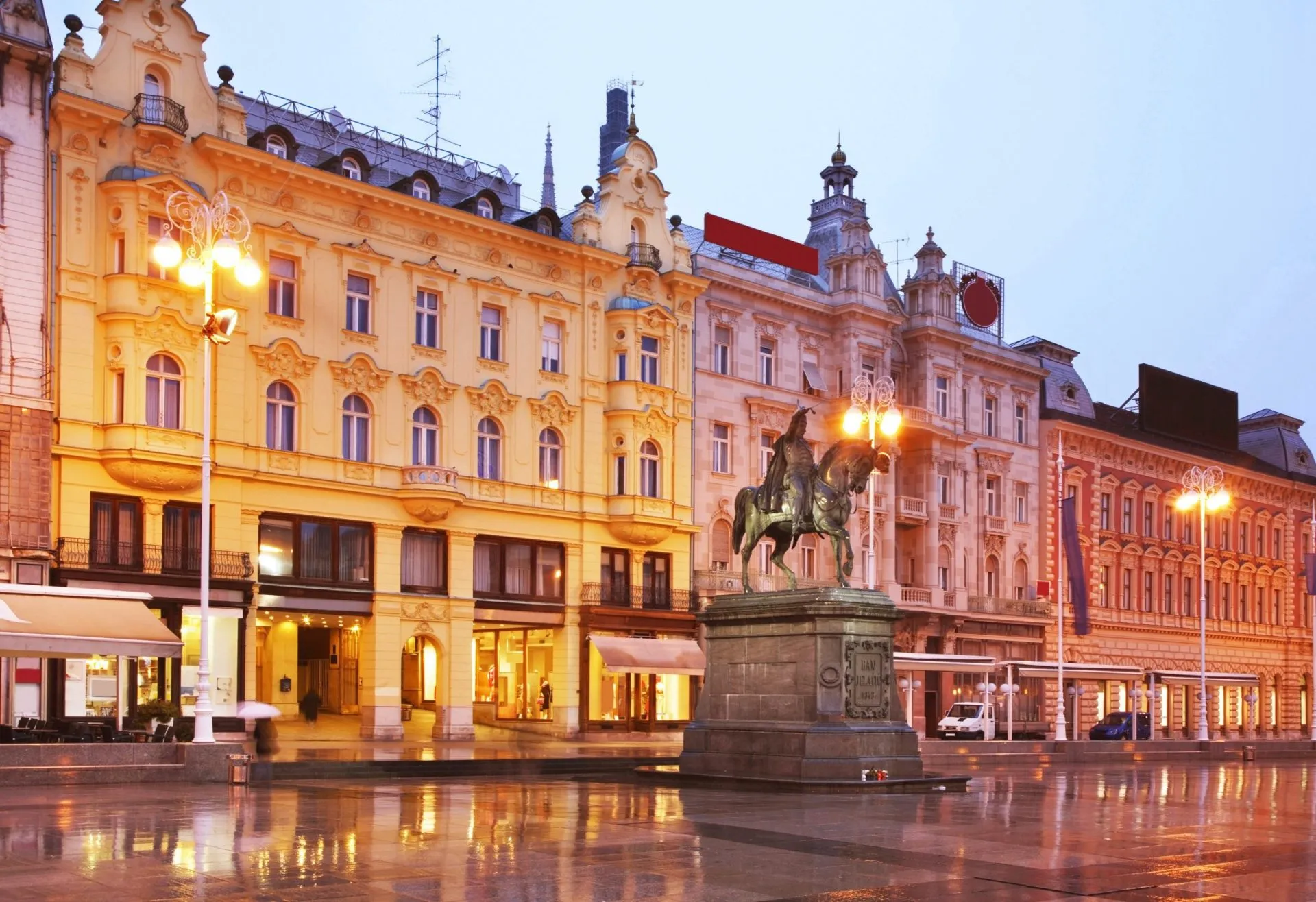 Ban Jelacic square in Zagreb