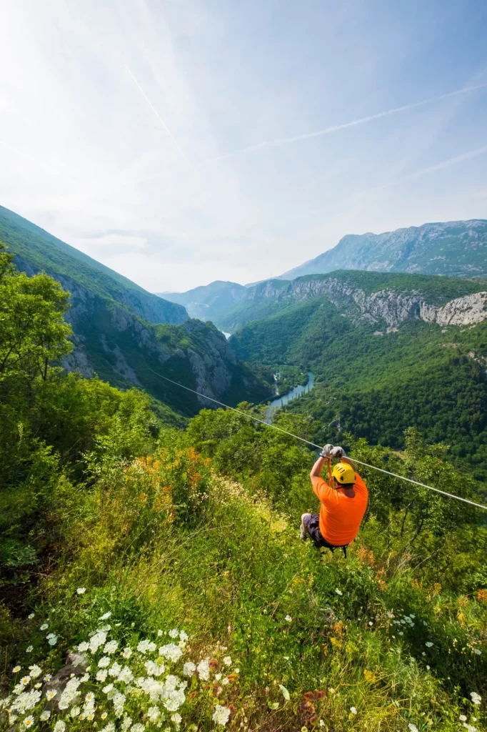 Ravijn van de rivier Cetina 
