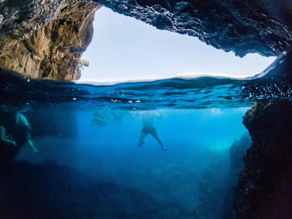 Snorkelen onder water