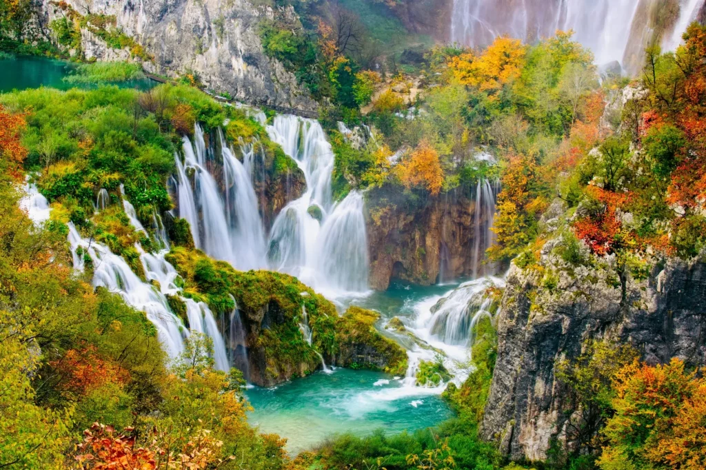 Erfrischen Sie sich im Nationalpark Plitvice